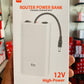 Mi Router Power Bank UPS – 12V/9V WiFi Router Backup Battery for PTCL, StormFiber & Fiber Modems (Without Adapter)