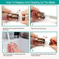 2 in 1 Electric Eyebrow Trimmer & Facial Shaver – Rechargeable Hair Remover for Women