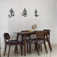 Tasbeeh-e-Fatima Wooden Wall Decor – 3D Arabic Islamic Calligraphy Wall Art for Home & Office