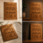 Islamic Wooden Wall Art – “Rabbi Ighfir Li Wa Liwalidayya” Islamic Calligraphy Decor Panel